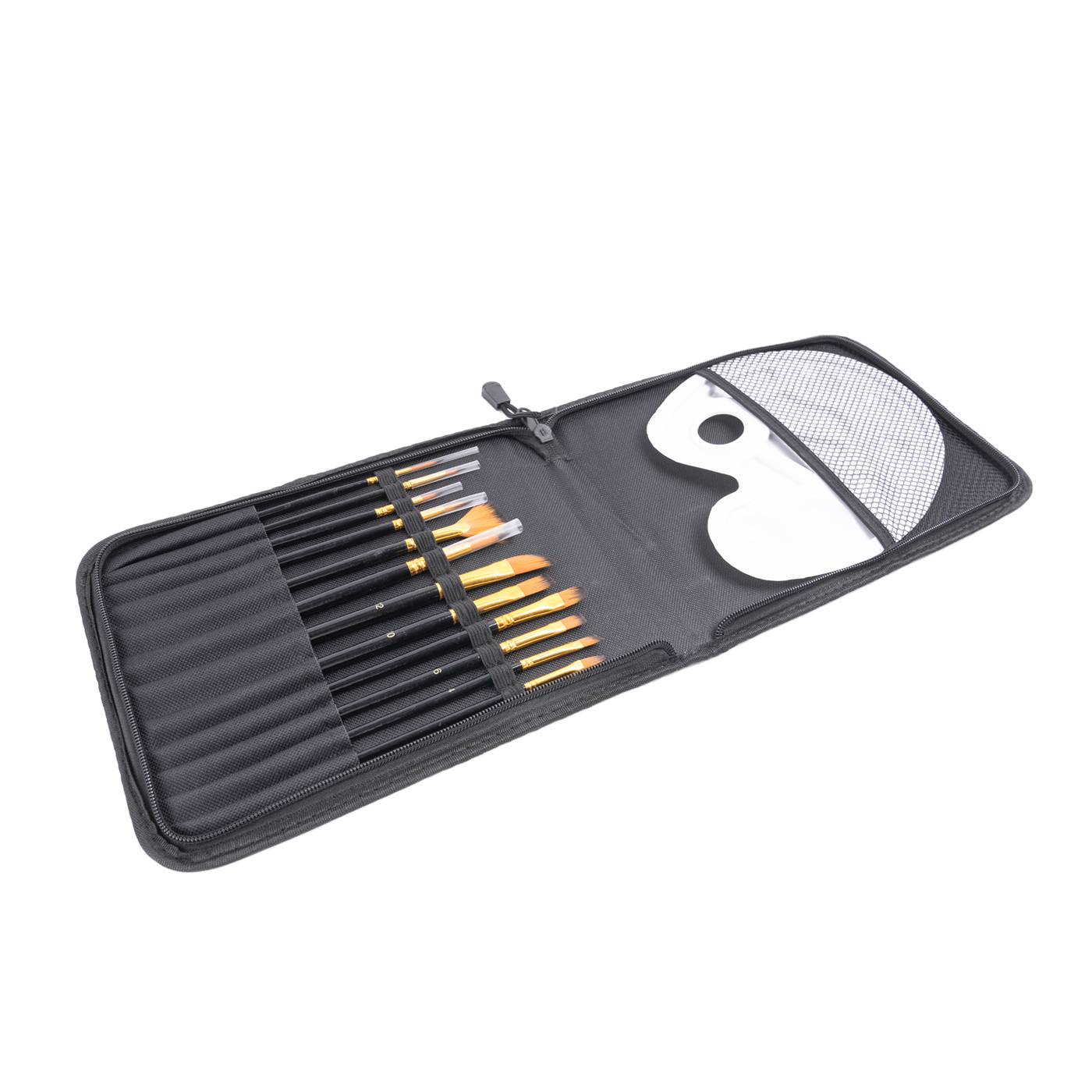 12Pcs Nylon Paint Brush Set With Bag1