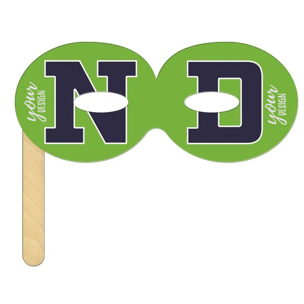 Mask On A Stick With Logo