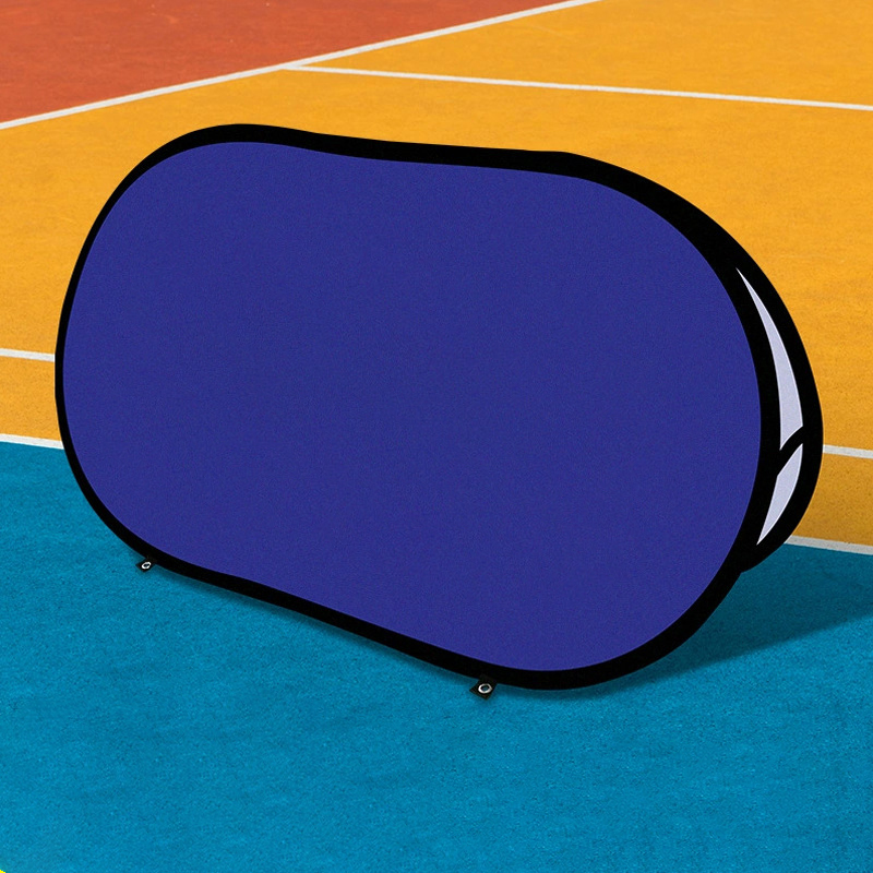 Large Bean Shaped Pop-up Banner