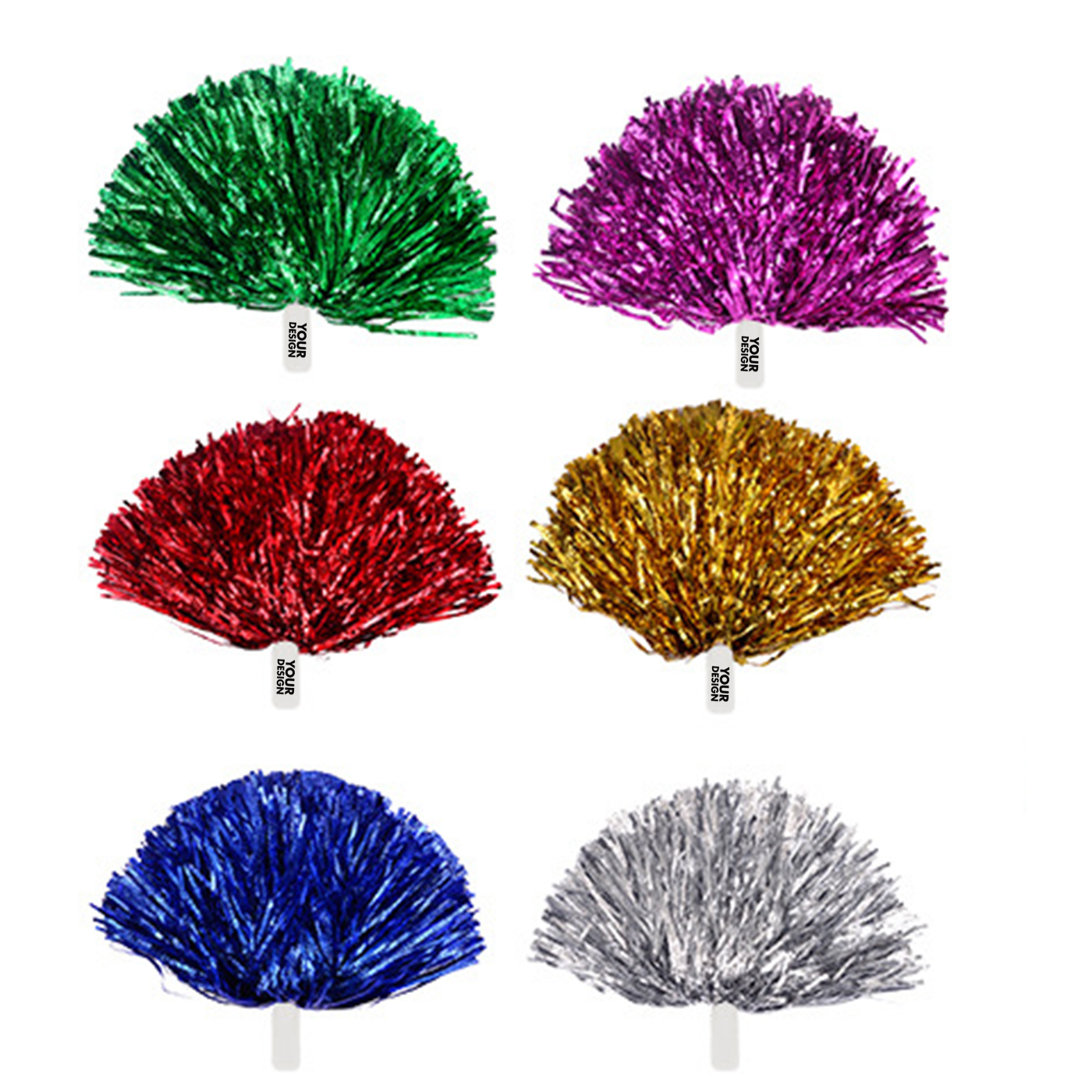 Spirit Stick Metallic Streamers
