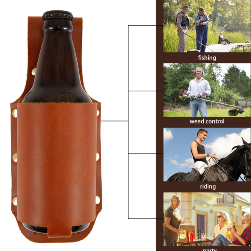 PU Leather Beer Holster2
