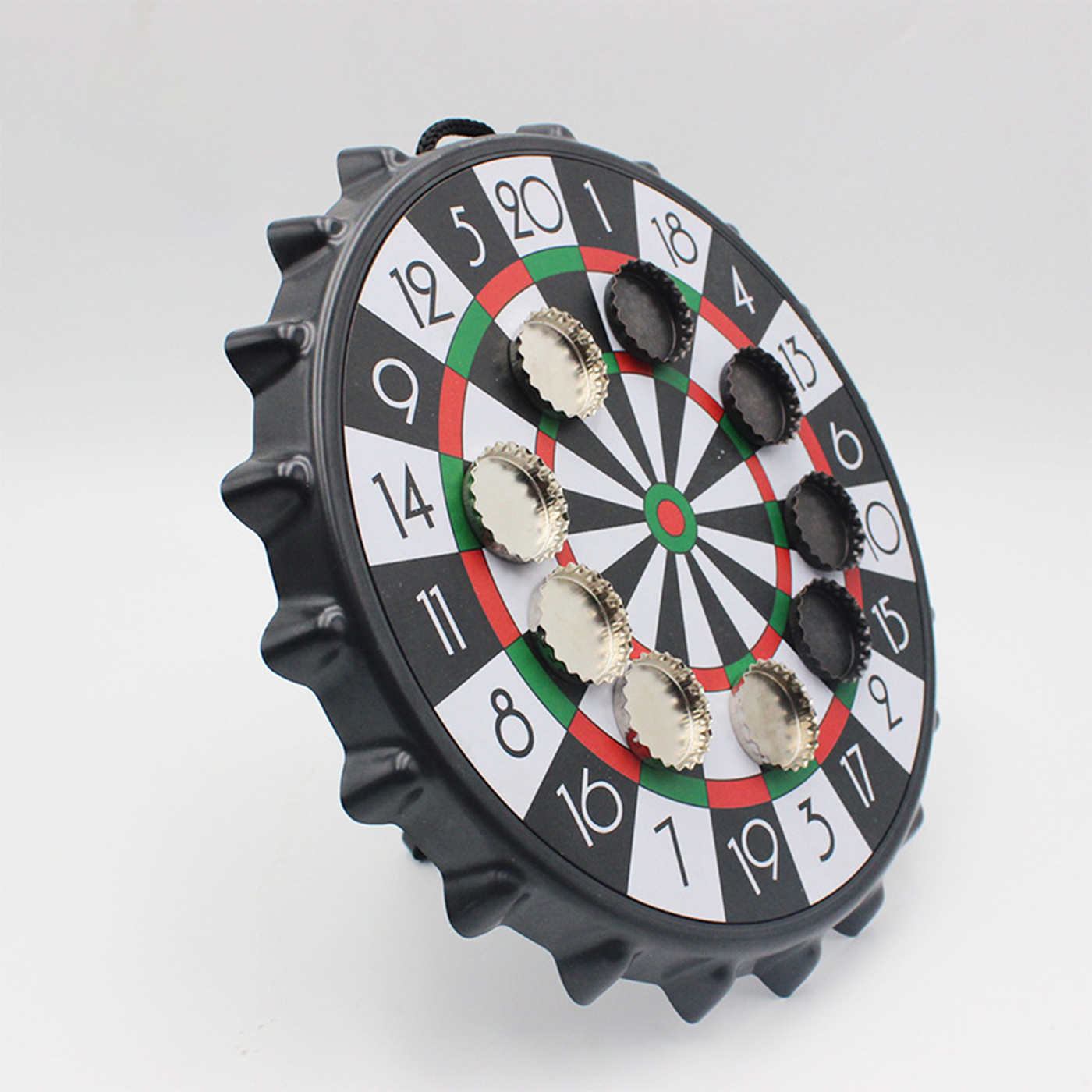 9.5 Inch Magnetic Hanging Dart Bottle Cap Board1