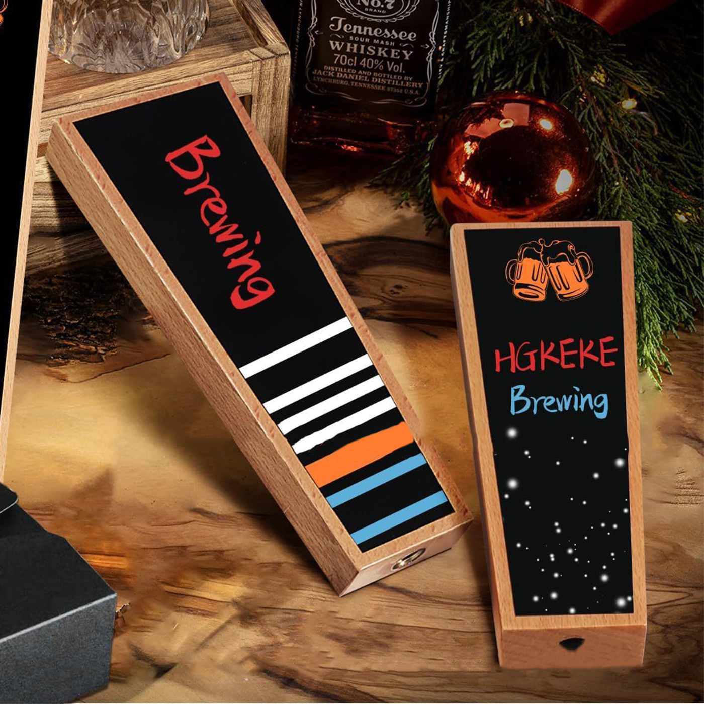 Wood Chalkboard Beer Tap Handles1