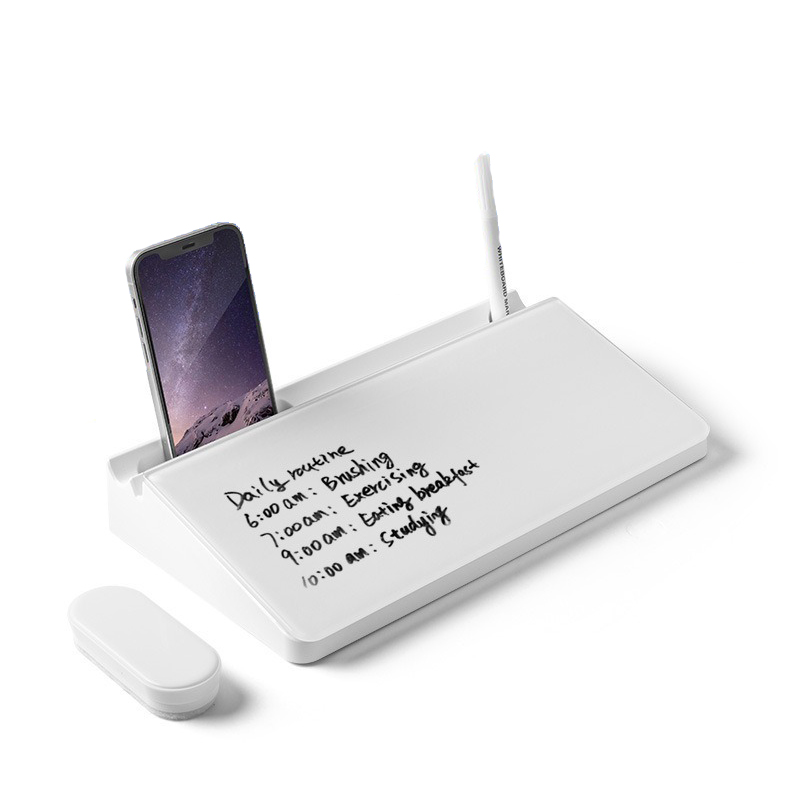 Desktop Whiteboard With Hidden Storage