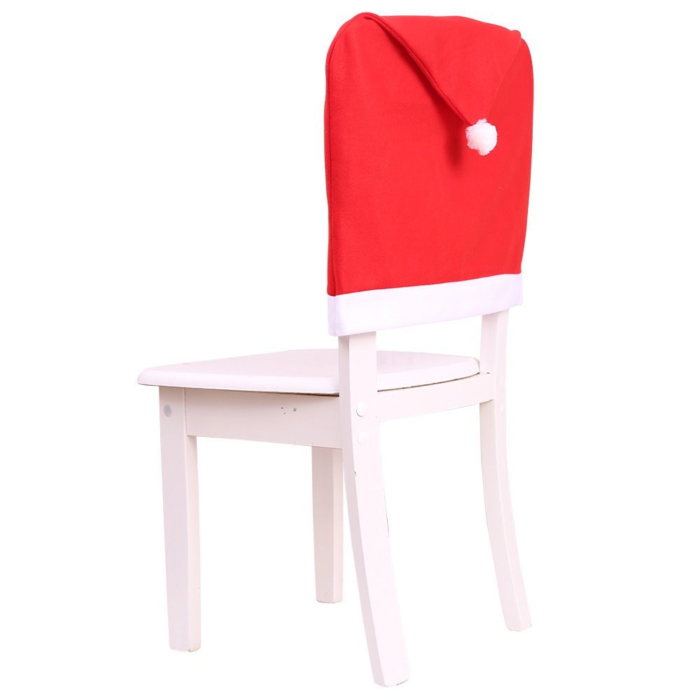 Personalized Santa Hat Chair Cover1