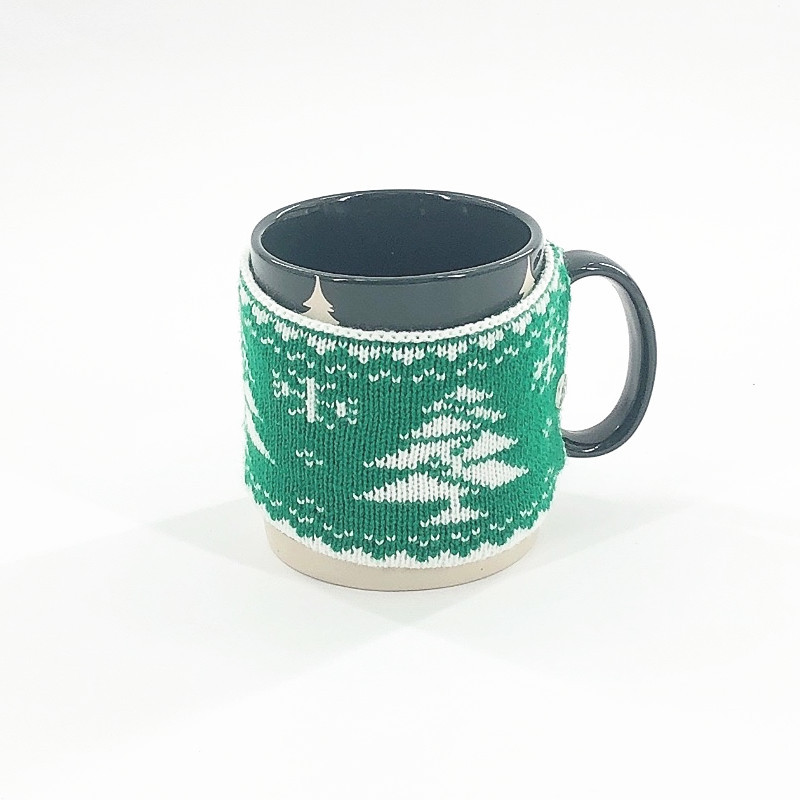 Christmas Mug Knitted Cup Sleeve2