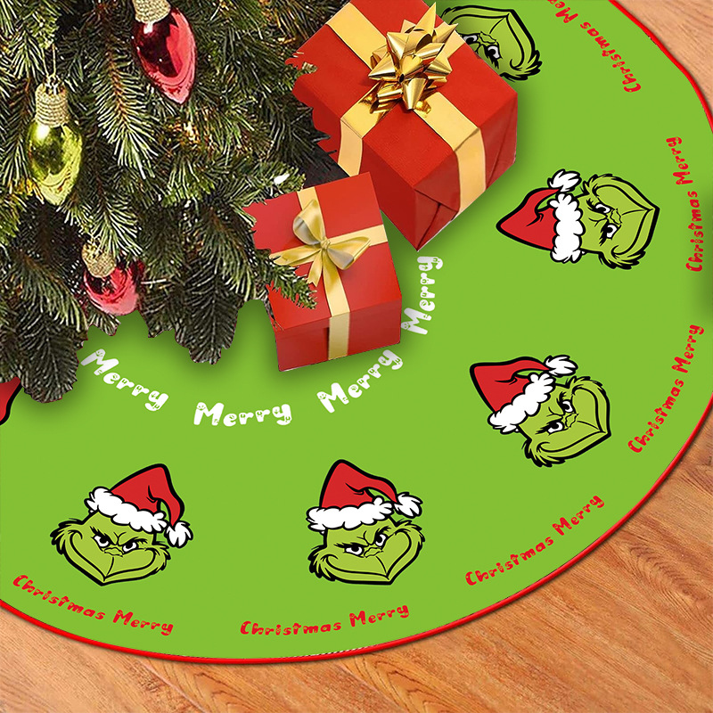 Personalized Plush Fabric Christmas Tree Skirt