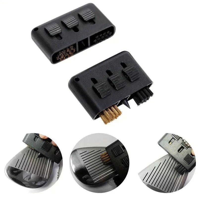 3 In 1 Golf Club Groove Cleaner Tool1