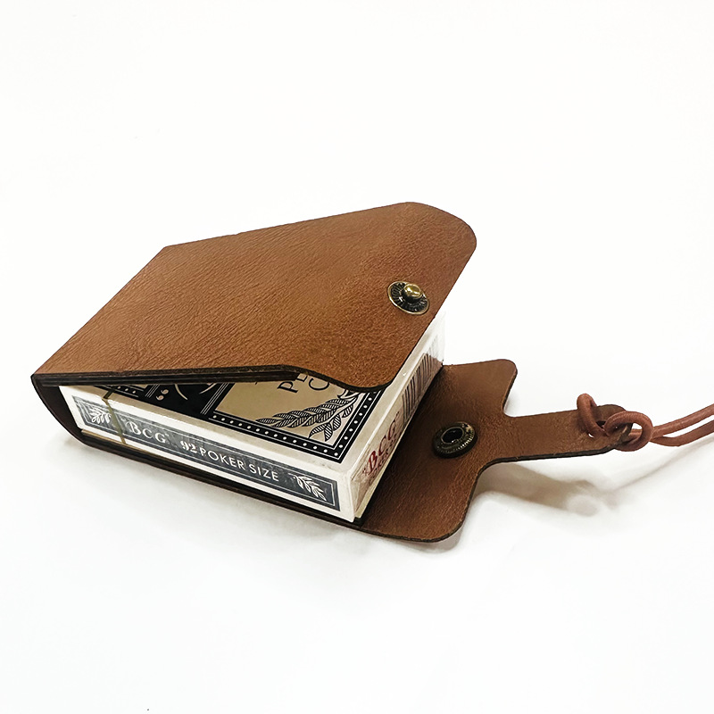 Leather Travel Cribbage Board1
