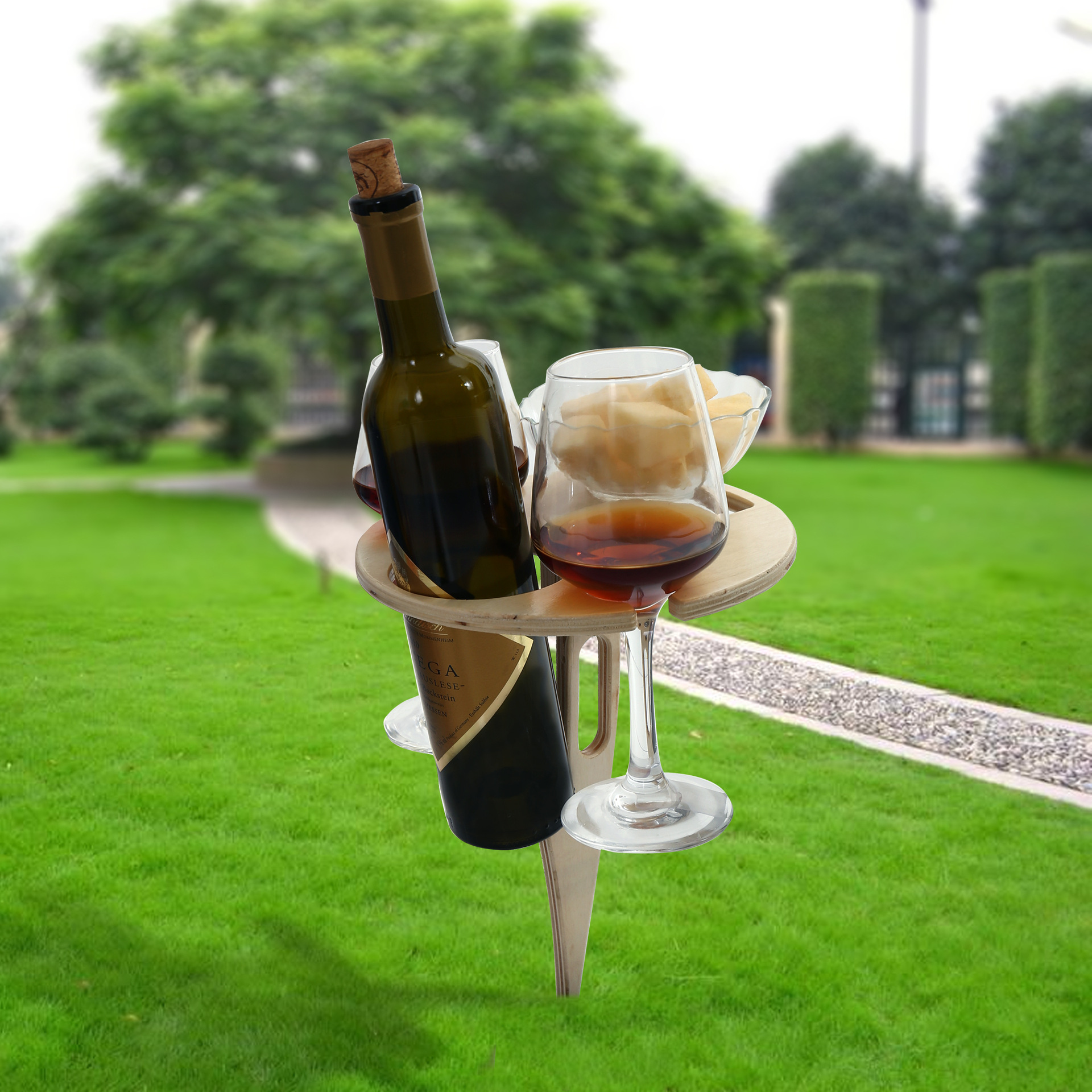 Collapsible Outdoor Wine Table