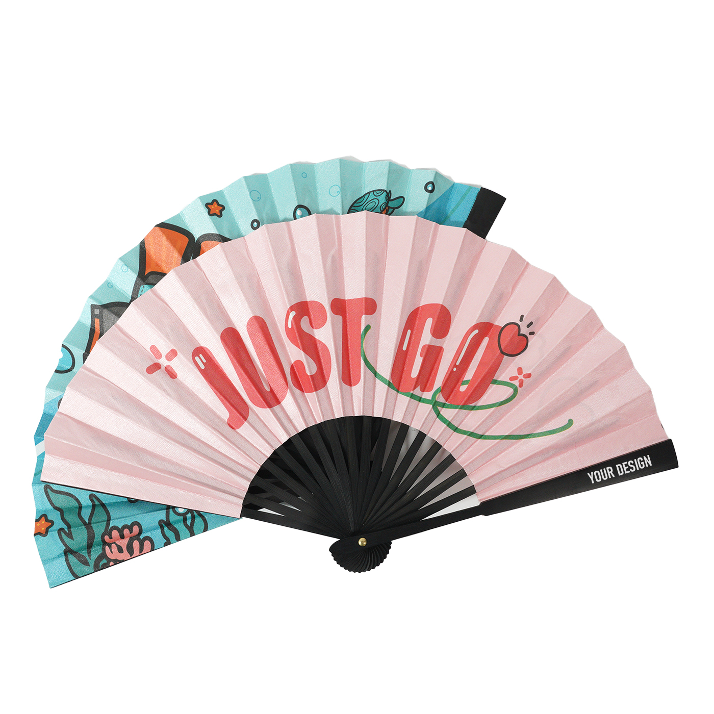 Full Color Custom Large Folding Fan1