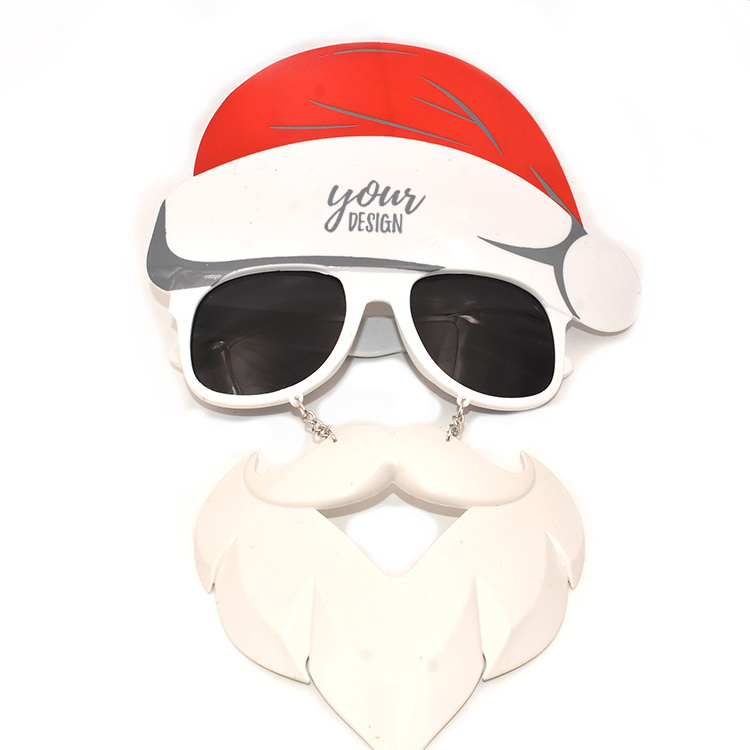 Funny Santa Glasses With Beard