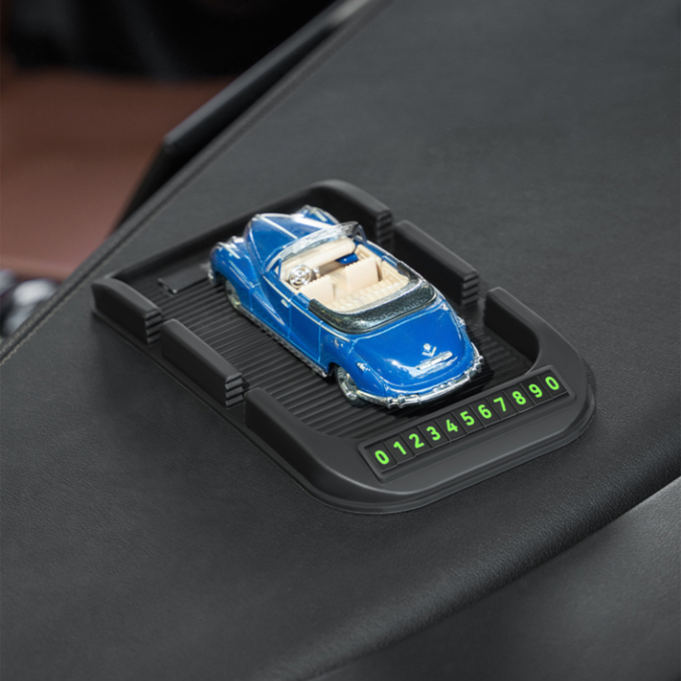 Anti-Slip Dashboard Mat With Double Card Slot1