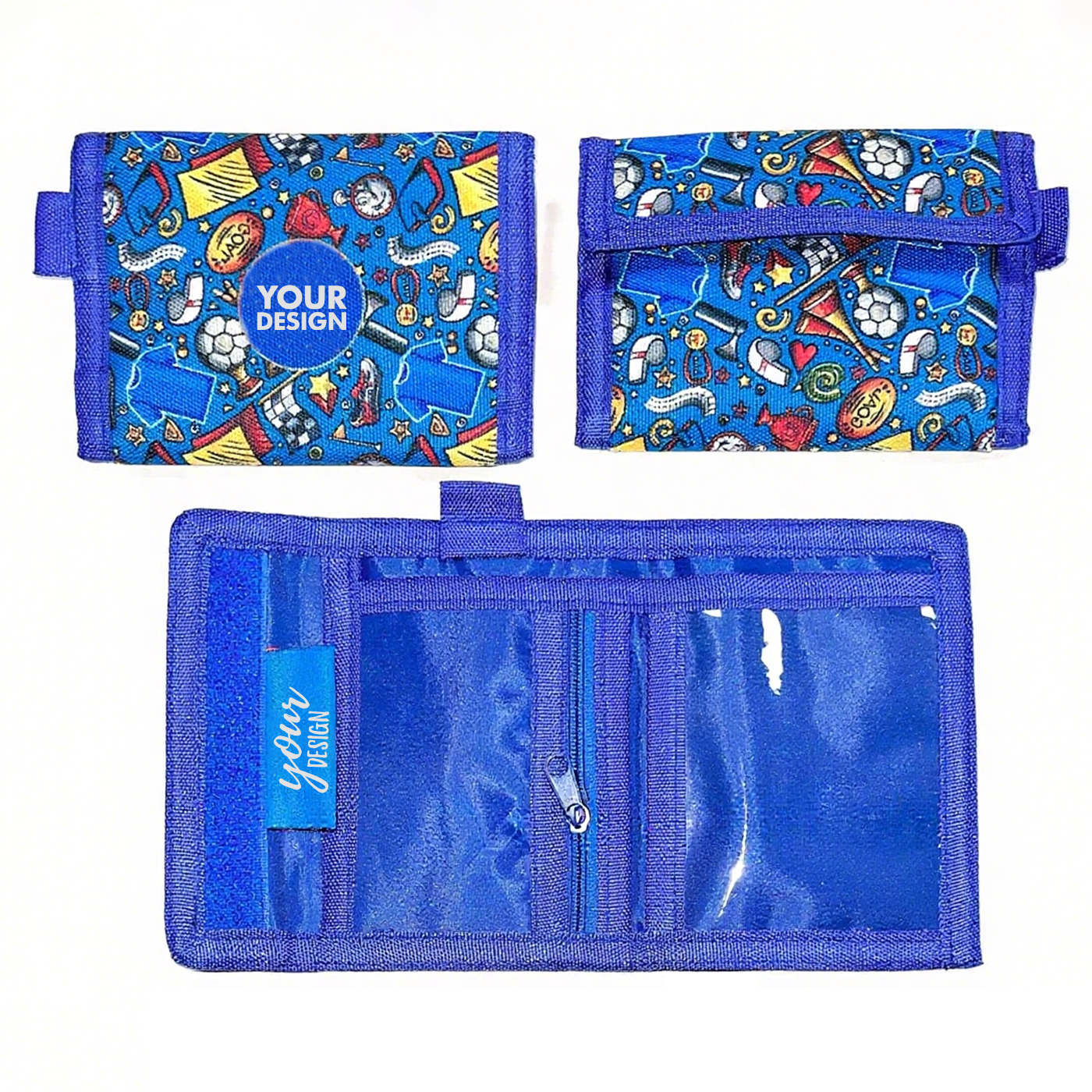 Trifold Coin Purse With Keychain1