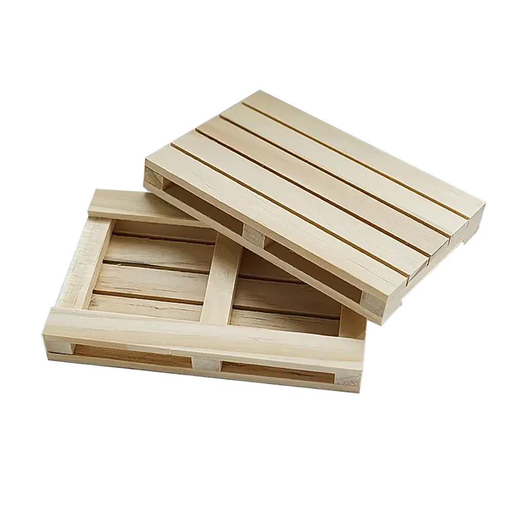 Square Wooden Pallet Coasters1