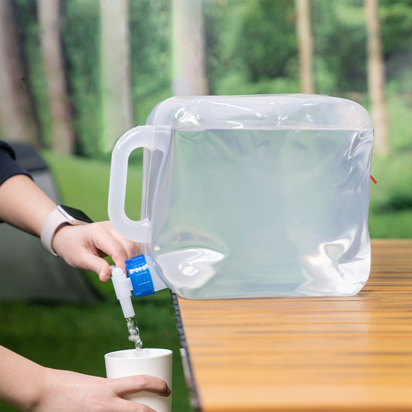 Camping Collapsible Water Container1