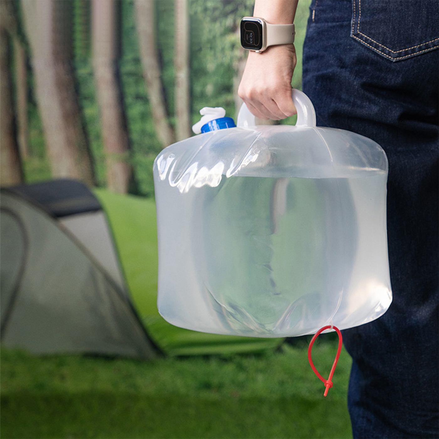 Camping Collapsible Water Container2