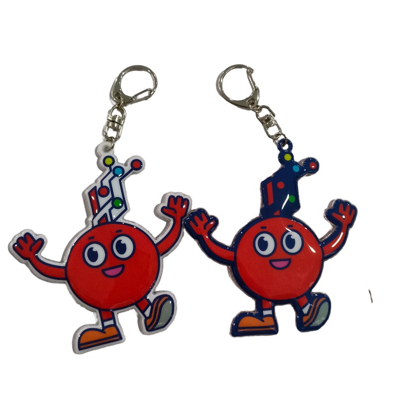 Customizable LED Plastic Keychains2