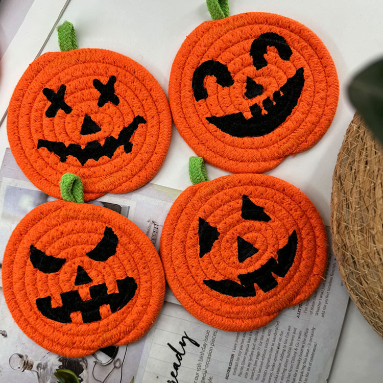 Halloween Pumpkin Coasters2
