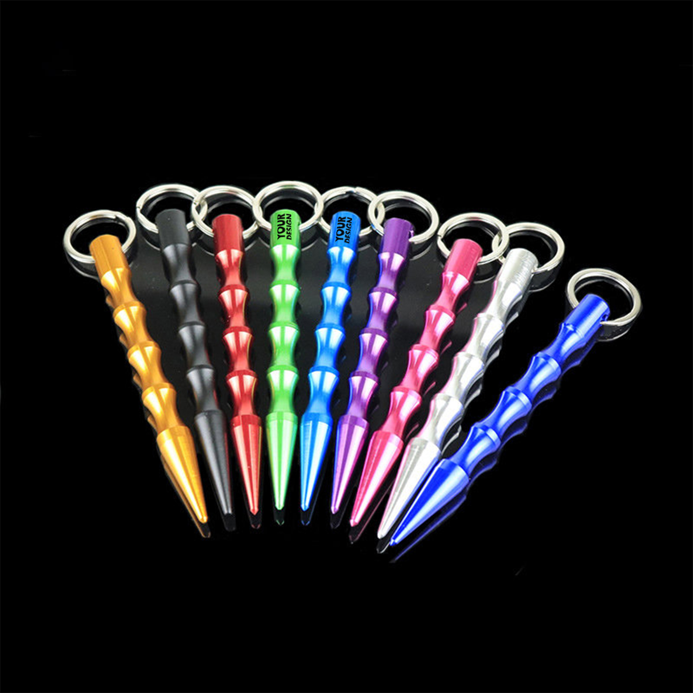Custom Self Defense Stick Keychains