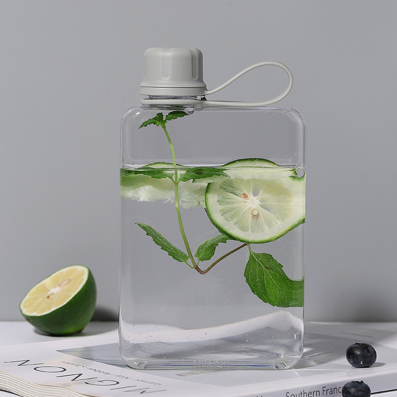 17 oz. Portable Flat Water Bottle1
