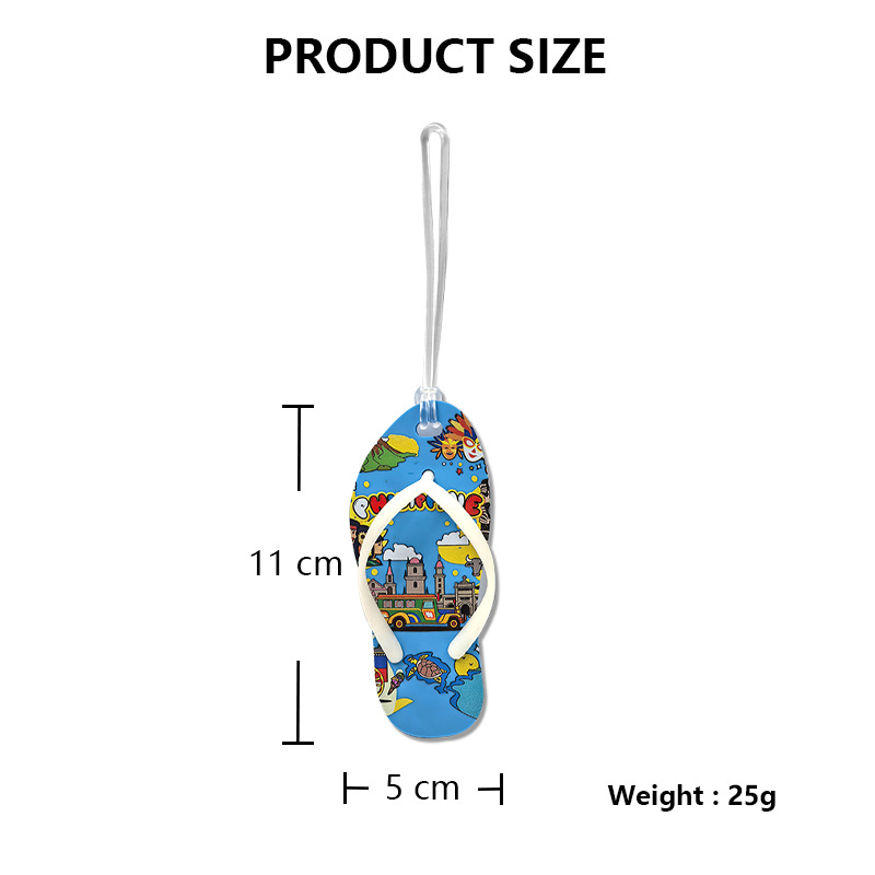 Slipper Shape Luggage Tags1