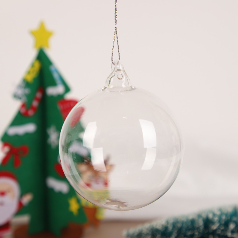 6cm Transparent Chritsmas Decoration Ball