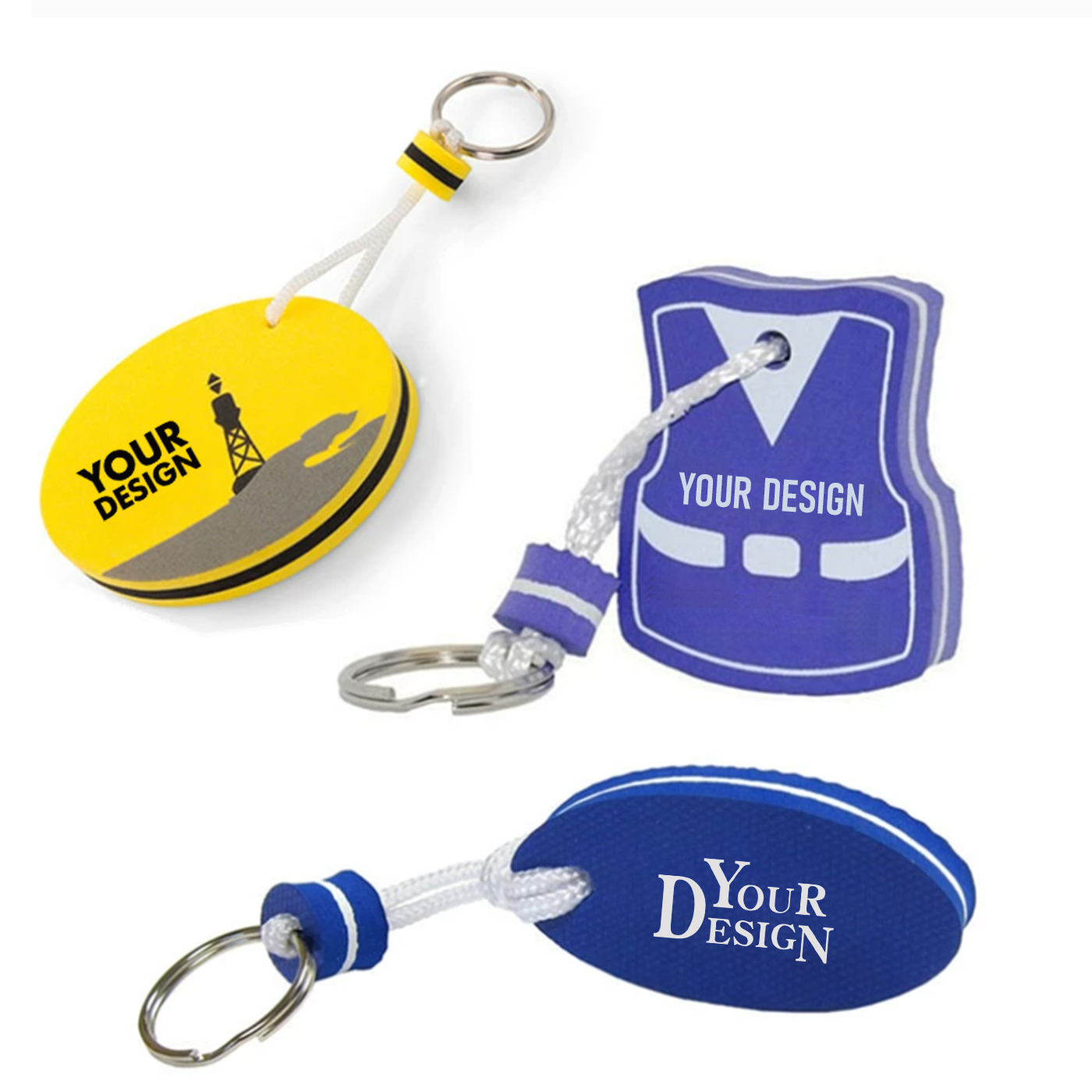 EVA Foam Floating Keyrings