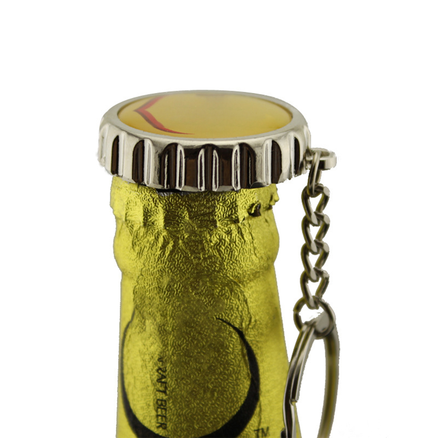 Bottle Cap Keychain With Bottle Opener2