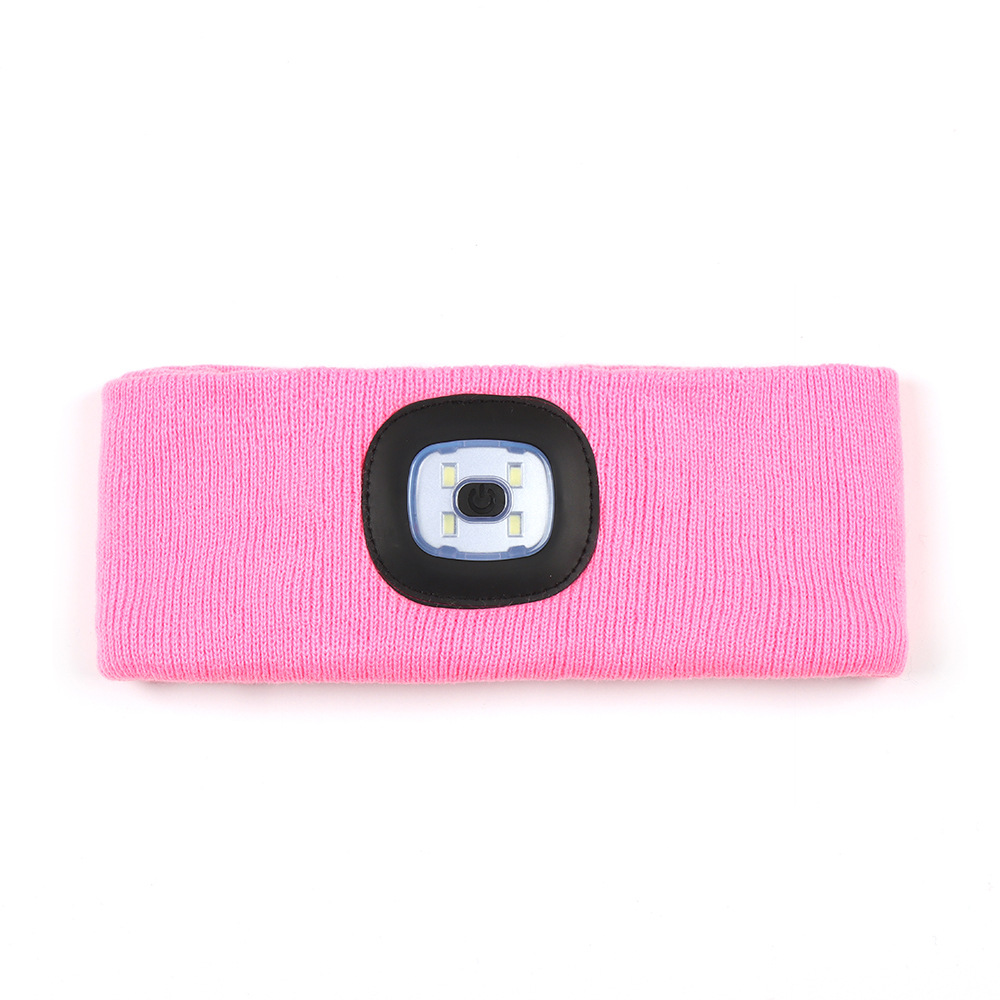Sports Knit Headband With Light2