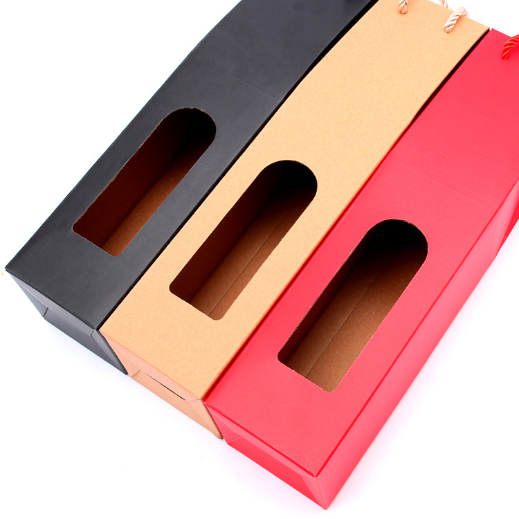 Wine Bottle Packaging Bag With Window1