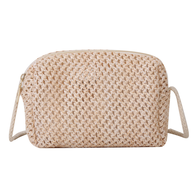 Small Crossbody Straw Bag