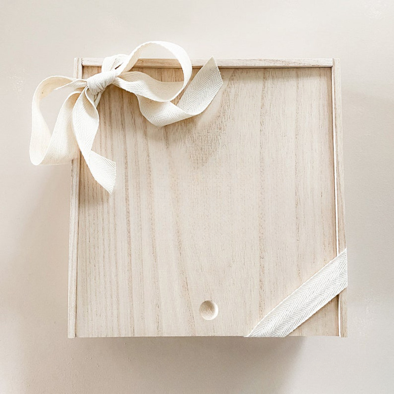 Wooden Gift Box With Lid