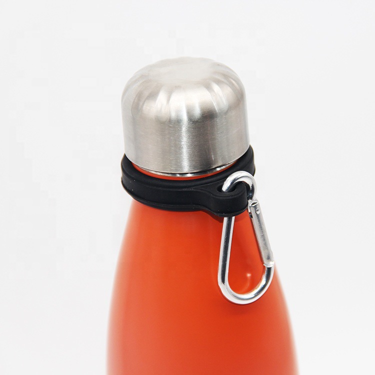 Silicone Water Bottle Carrier With Carabiner2