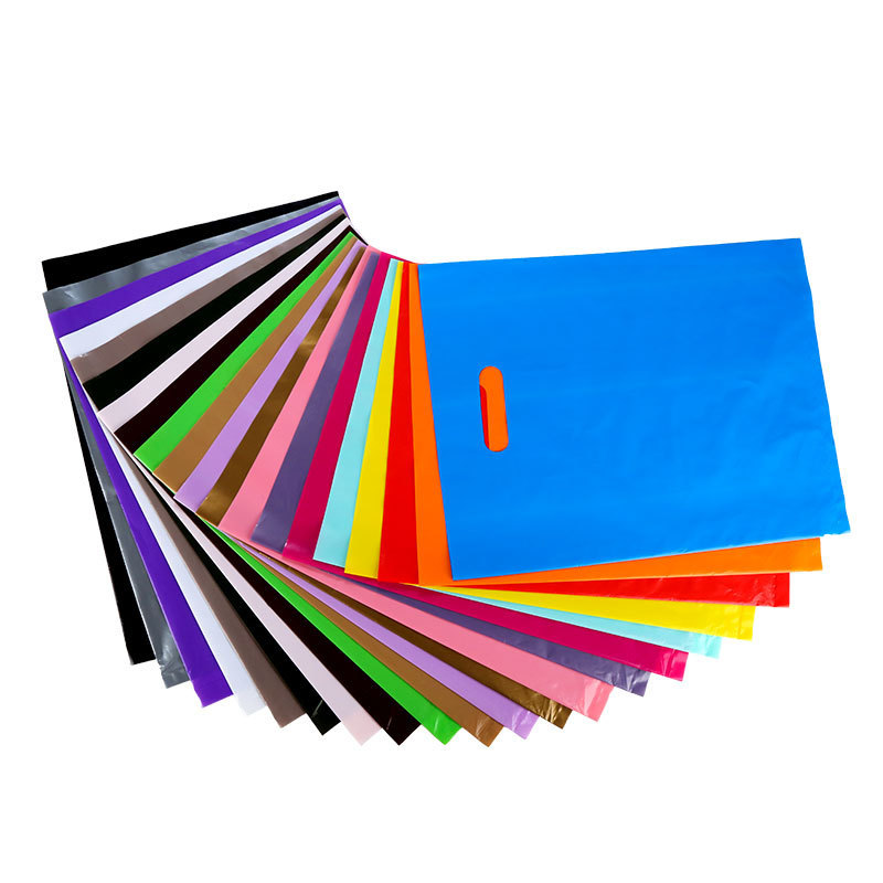 Custom Die Cut Handle Plastic Bag