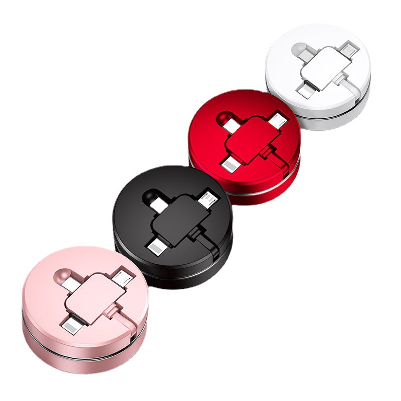 Multi USB Retractable Charging Cable