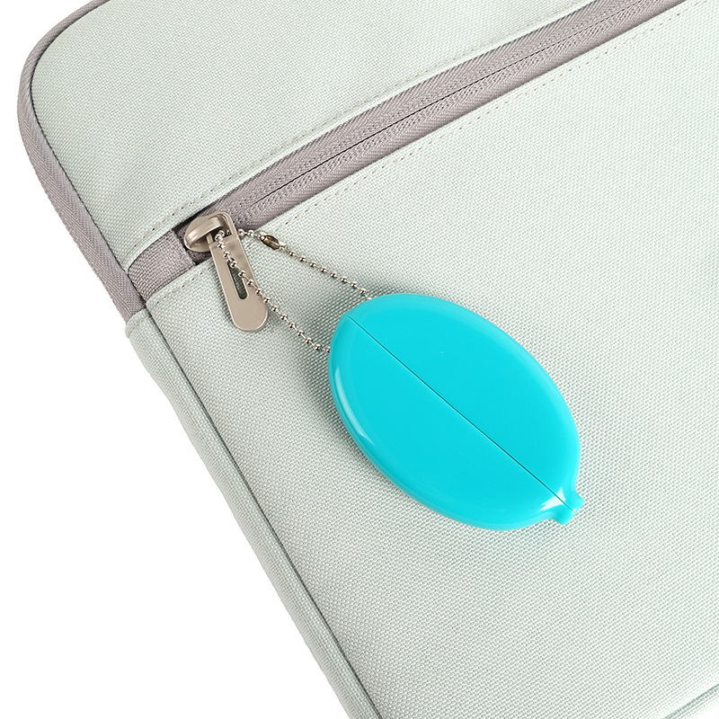 Oval PVC Squeeze Coin Purse1
