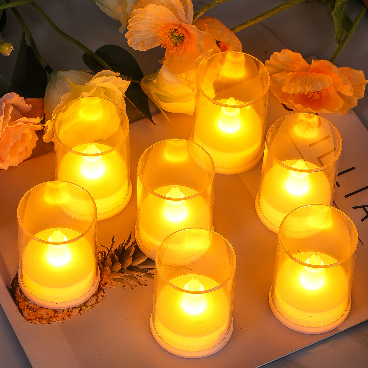Halloween Flameless Tea Light Candles1