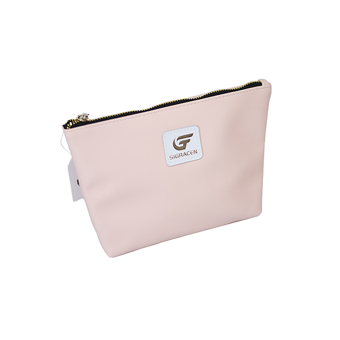 PU Leather Small Travel Cosmetic Bag With Zipper
