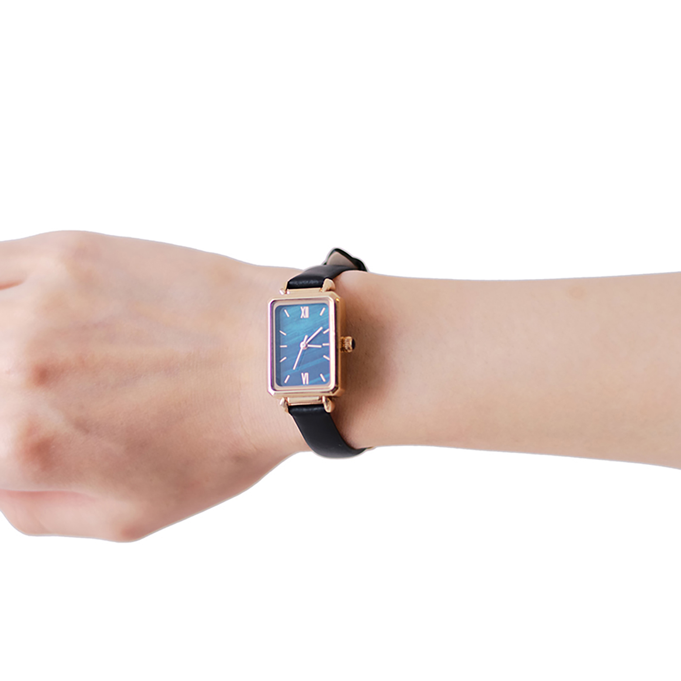 Custom Elegant Rectangular Quartz Watch1