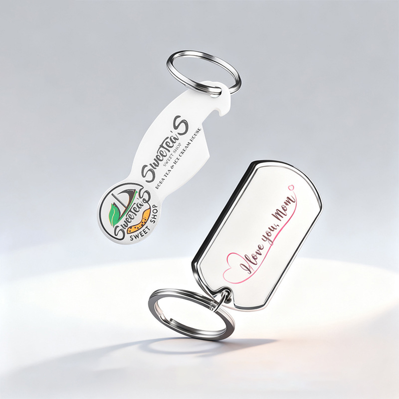 Custom Metal Shopping Token Coin Keychain2