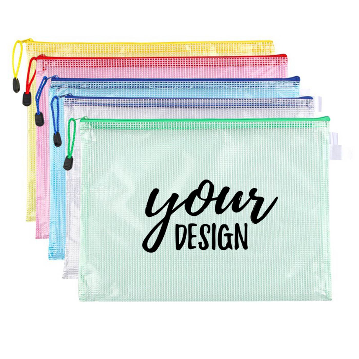 A4 Mesh Pouches With Zippers​1