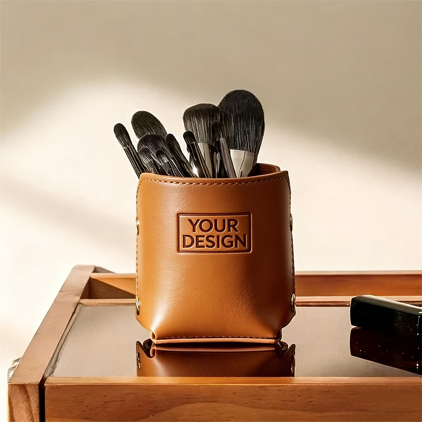 Customized PU Pen Holder For Desk​