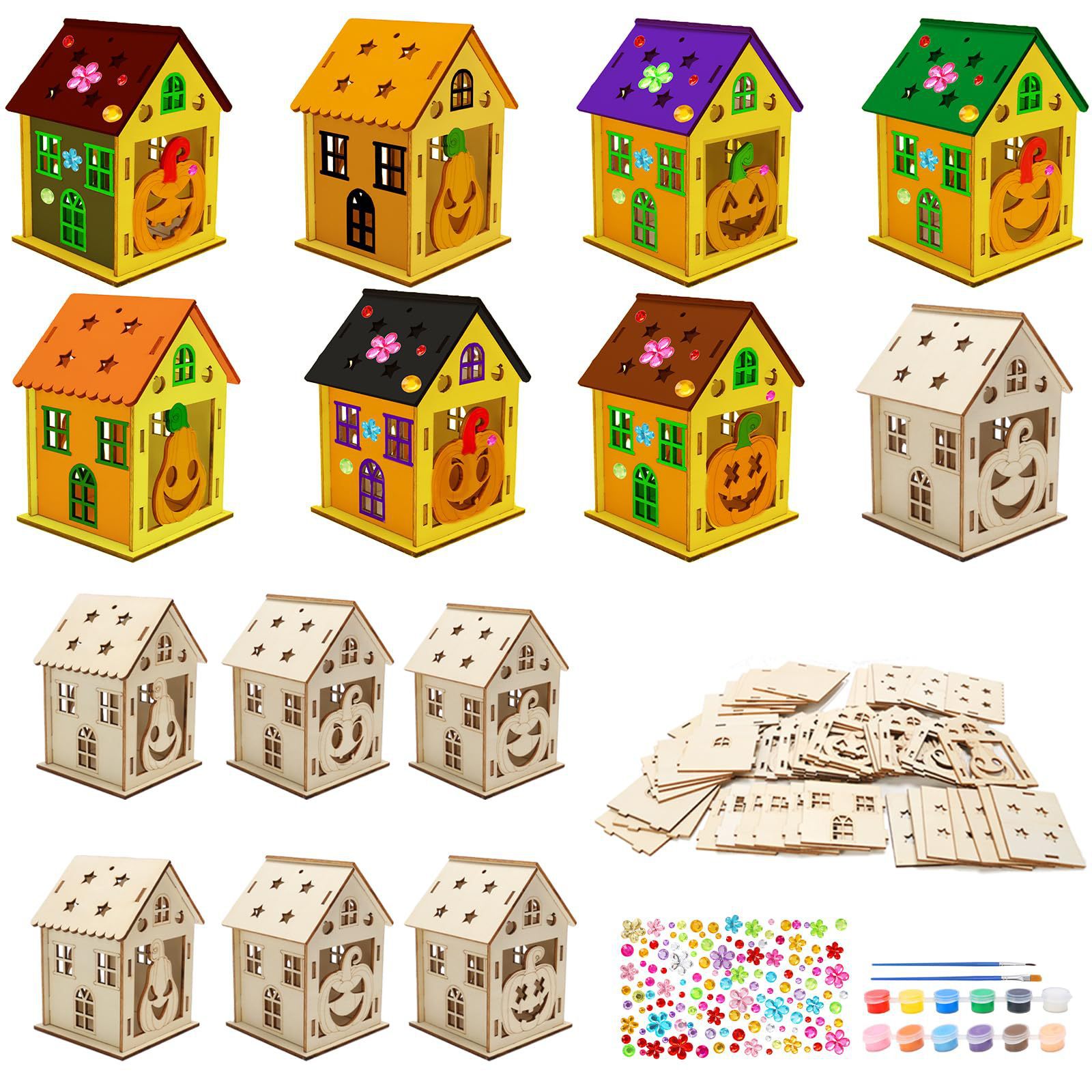 Thanksgiving Wooden House Kit