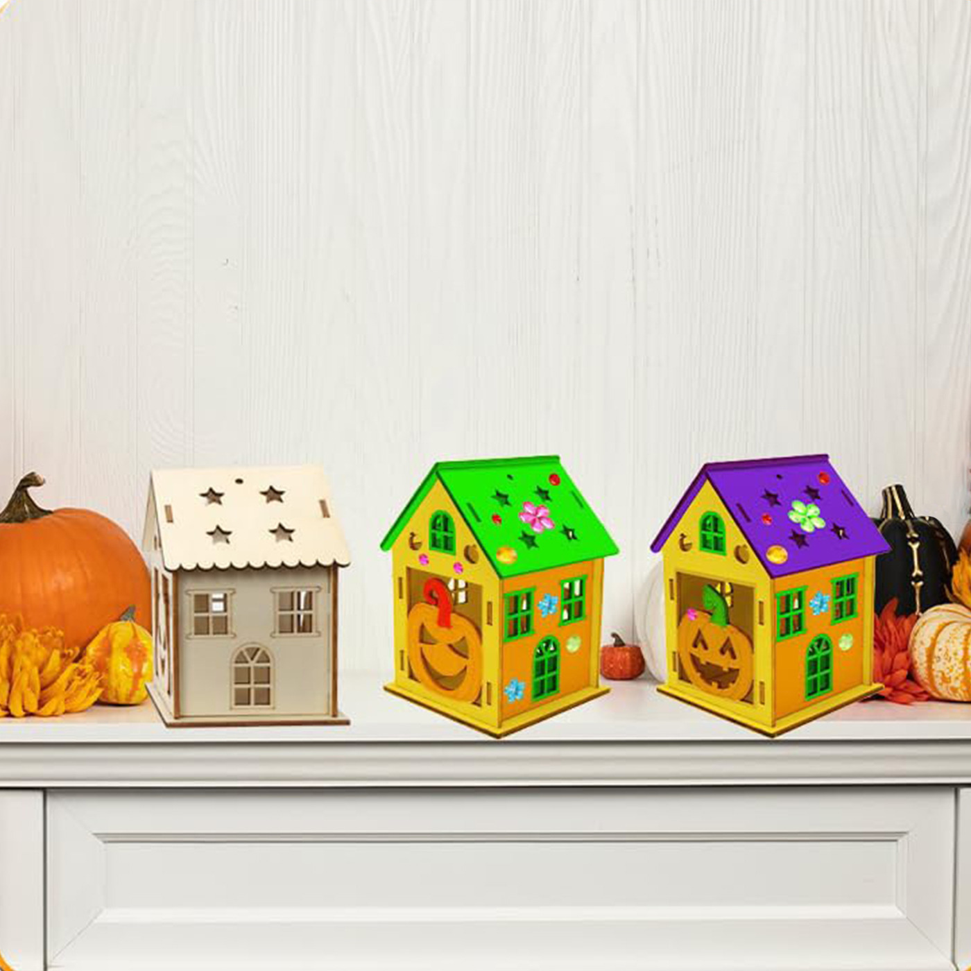 Thanksgiving Wooden House Kit2