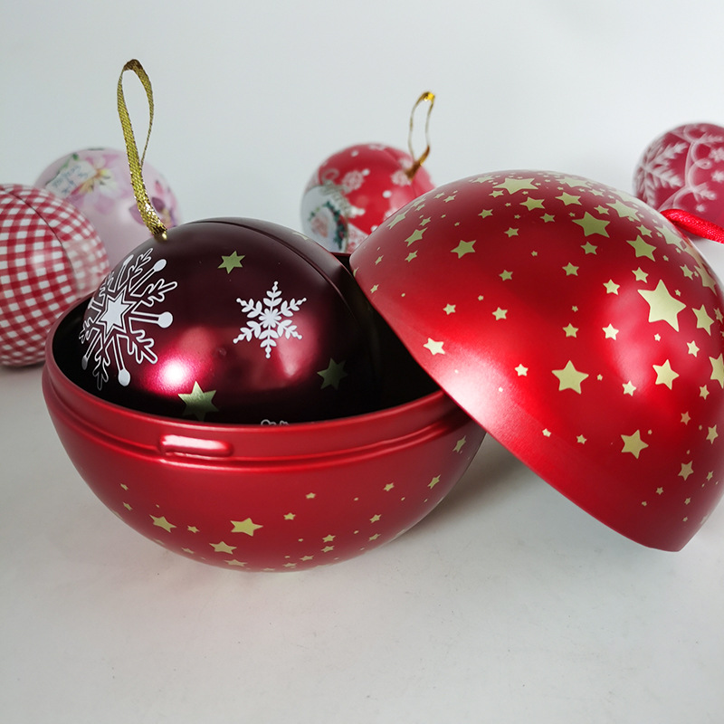Christmas Tin Baubles Ornaments2