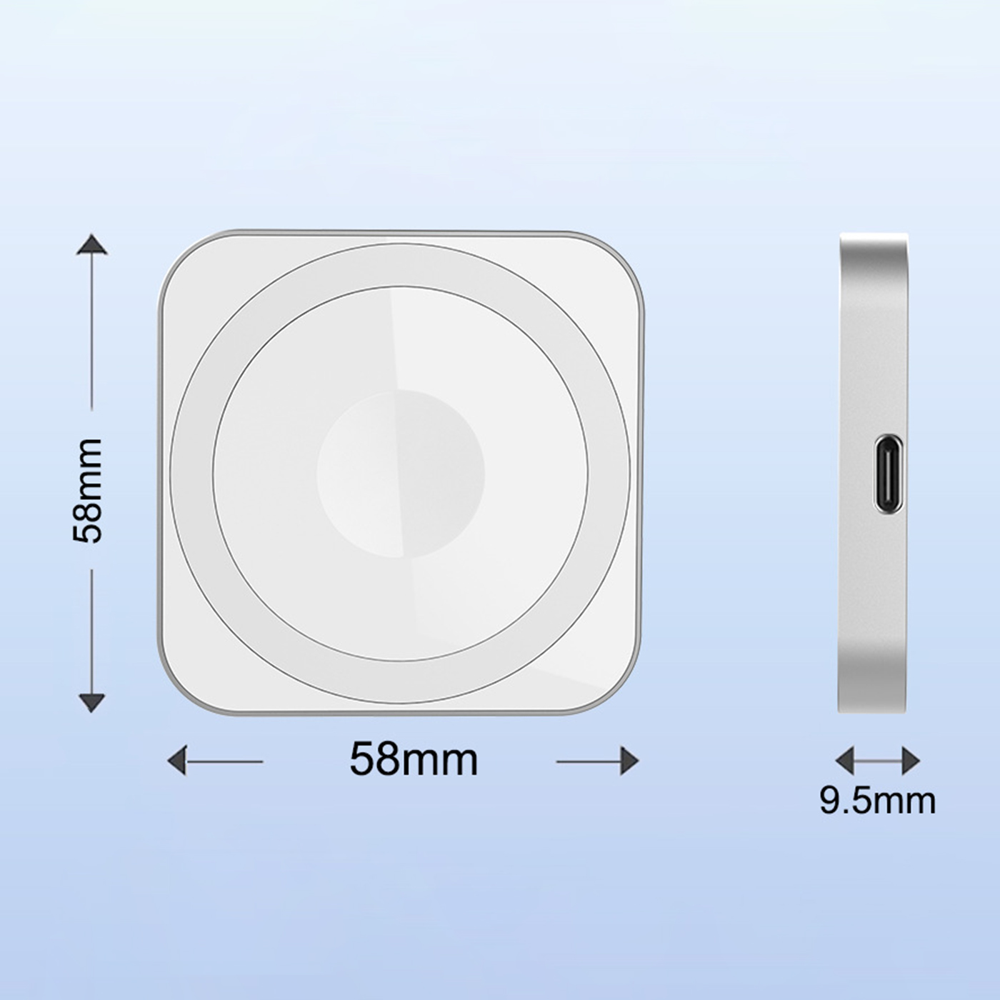 Portable Metal Magnetic Wireless Charger1