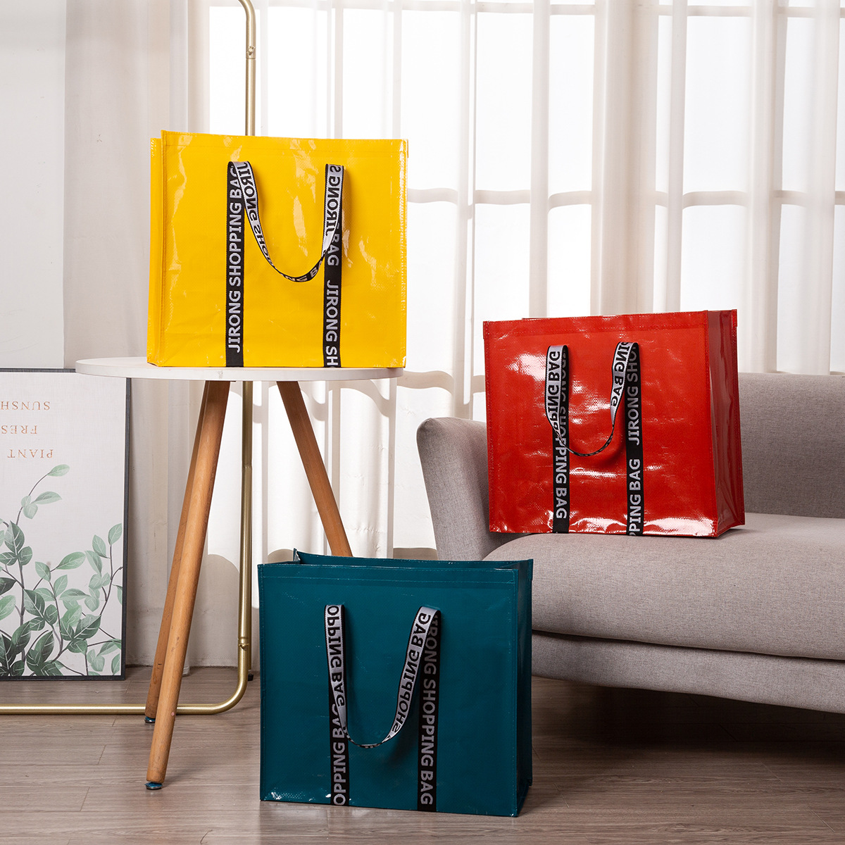 Custom Woven Shopping Bag1