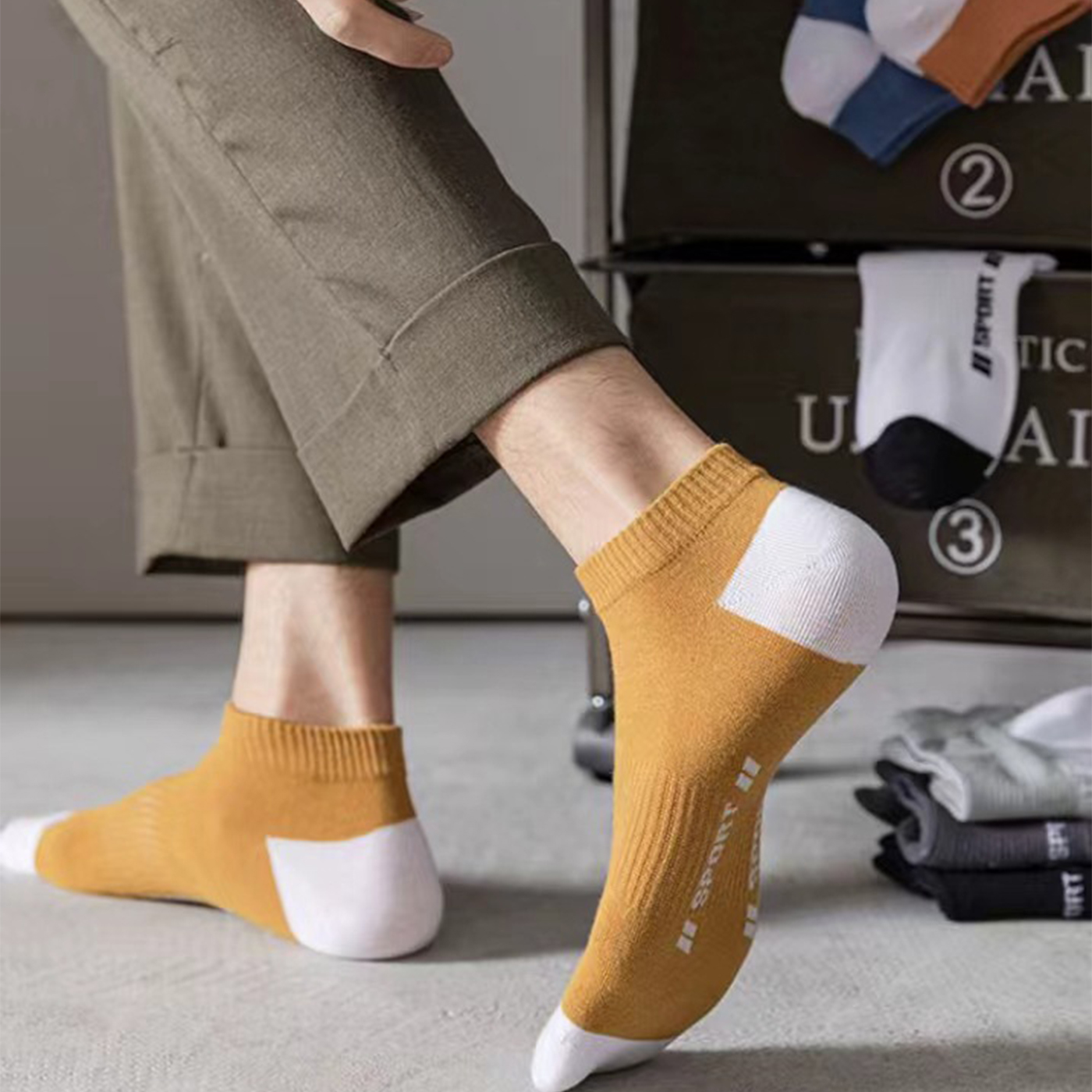 Cotton Sports Ankle Socks2