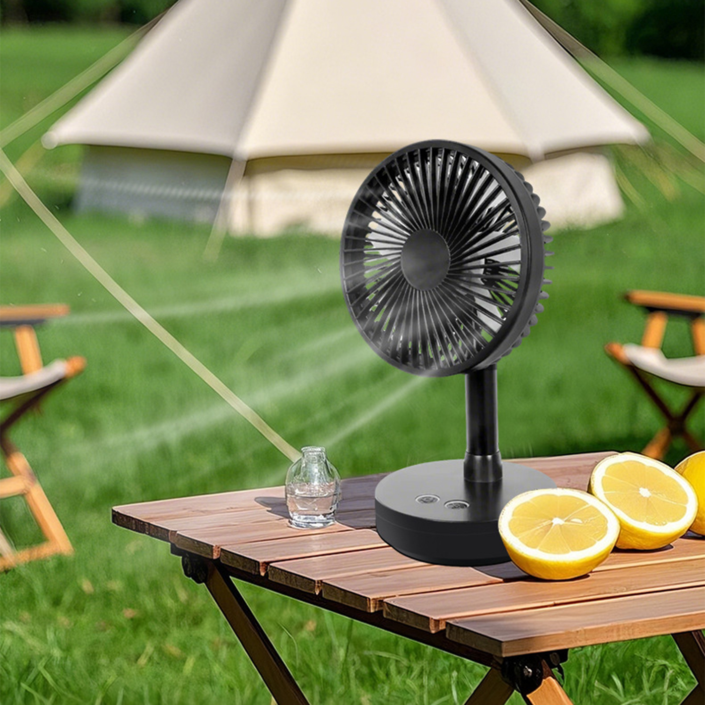 Portable Rechargeable Desk Electric Fan1